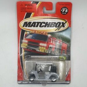 2000 Matchbox #75 Golf Cart sealed in its blister